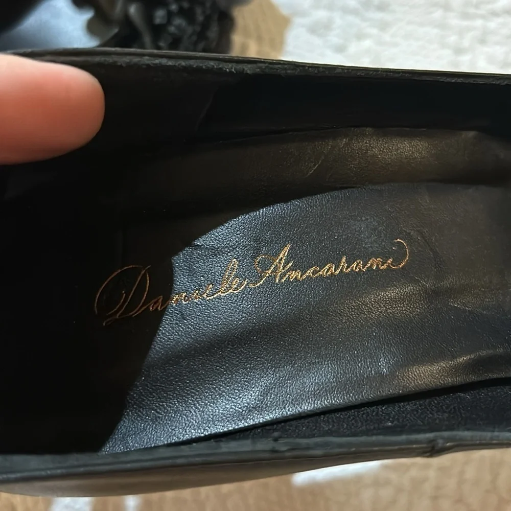 Daniele Ancarni leather heels. NEW. EU41